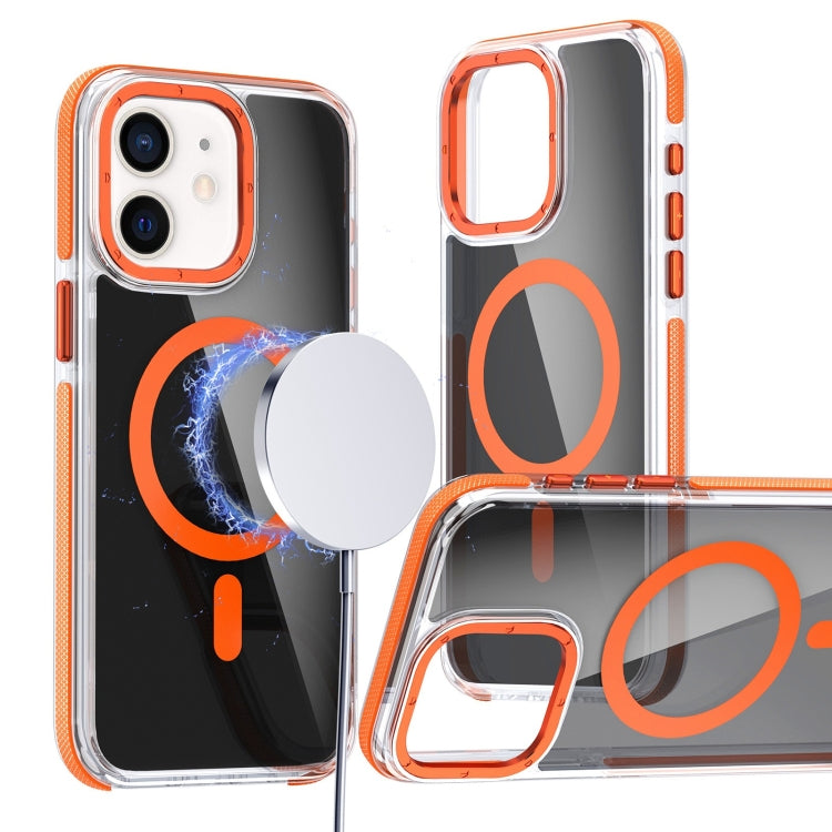 Magsafe Dual-Color Transparent Black Full Coverage Phone Case, For iPhone 16 Pro Max�������������...