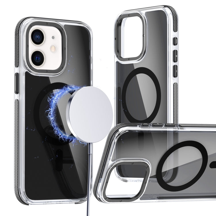 Magsafe Dual-Color Transparent Black Full Coverage Phone Case, For iPhone 16 Pro Max�������������...