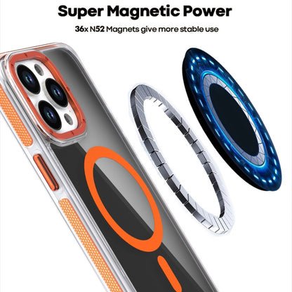 Magsafe Dual-Color Transparent Black Full Coverage Phone Case, For iPhone 16 Pro Max�������������...