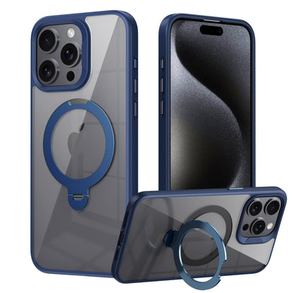 Transparent MagSafe Magnetic Rotating Ring Holder Phone Case, For iPhone 16 Pro Max��������������...