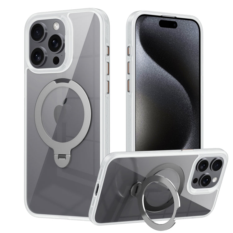 Transparent MagSafe Magnetic Rotating Ring Holder Phone Case, For iPhone 16 Pro Max��������������...