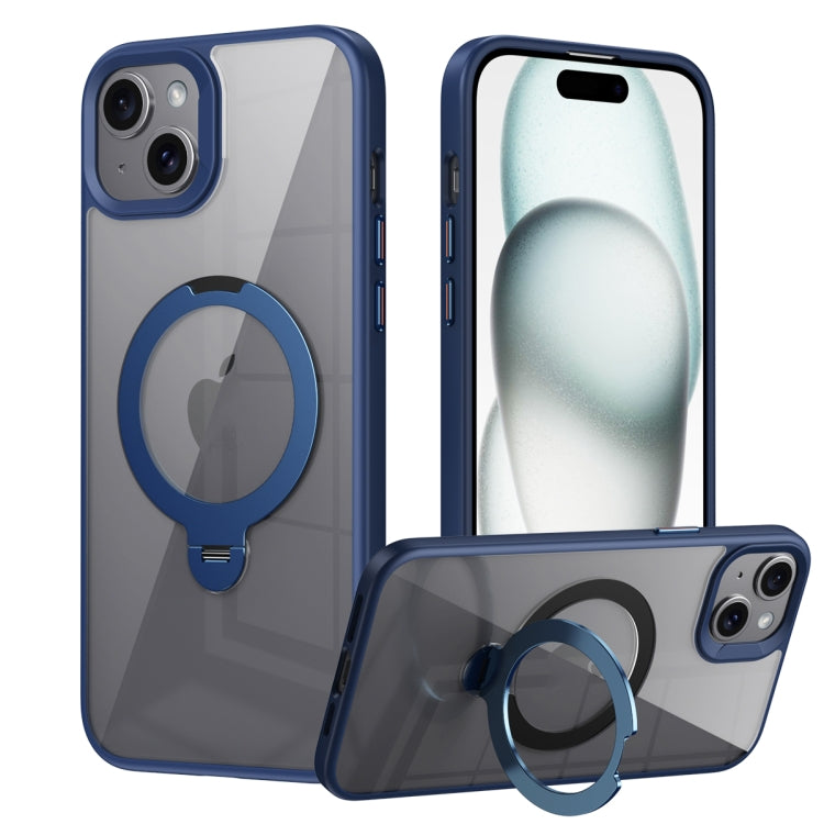 Transparent MagSafe Magnetic Rotating Ring Holder Phone Case, For iPhone 16 Pro Max��������������...