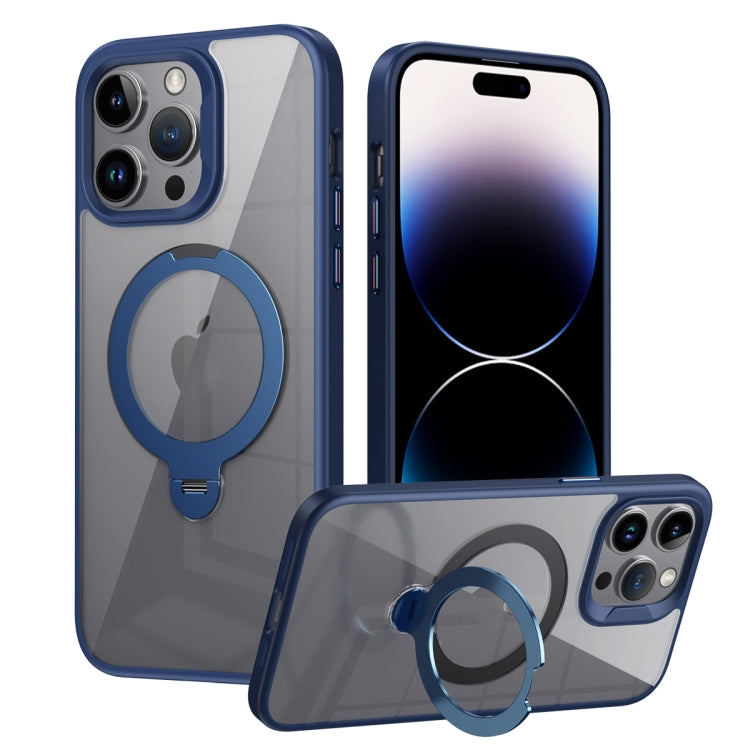 Transparent MagSafe Magnetic Rotating Ring Holder Phone Case, For iPhone 16 Pro Max��������������...