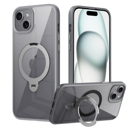 Transparent MagSafe Magnetic Rotating Ring Holder Phone Case, For iPhone 16 Pro Max��������������...