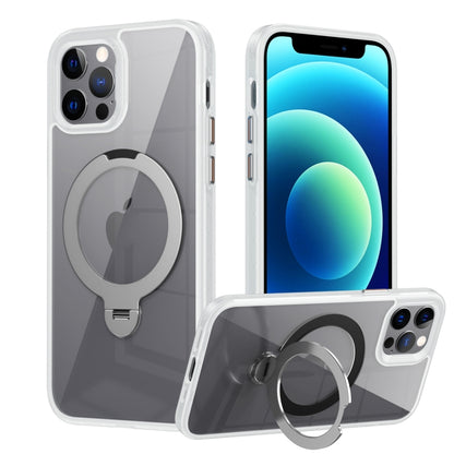 Transparent MagSafe Magnetic Rotating Ring Holder Phone Case, For iPhone 16 Pro Max��������������...