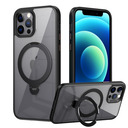 Transparent MagSafe Magnetic Rotating Ring Holder Phone Case, For iPhone 16 Pro Max��������������...