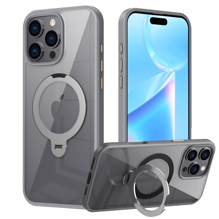 Transparent MagSafe Magnetic Rotating Ring Holder Phone Case, For iPhone 16 Pro Max��������������...