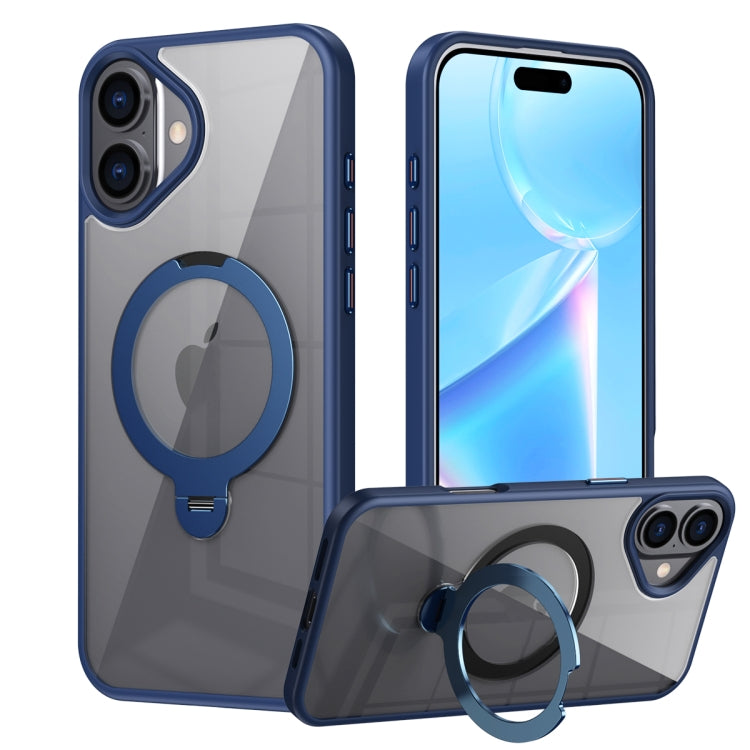 Transparent MagSafe Magnetic Rotating Ring Holder Phone Case, For iPhone 16 Pro Max��������������...