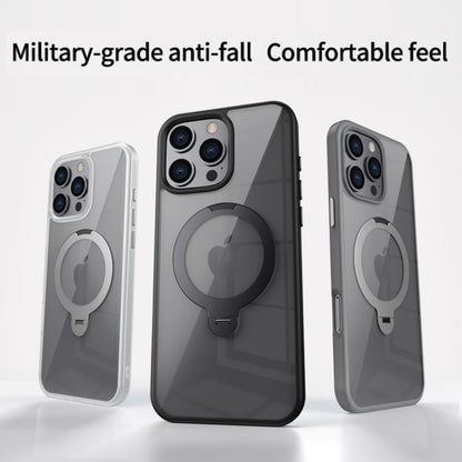 Transparent MagSafe Magnetic Rotating Ring Holder Phone Case, For iPhone 16 Pro Max��������������...