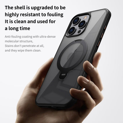 Transparent MagSafe Magnetic Rotating Ring Holder Phone Case, For iPhone 16 Pro Max��������������...
