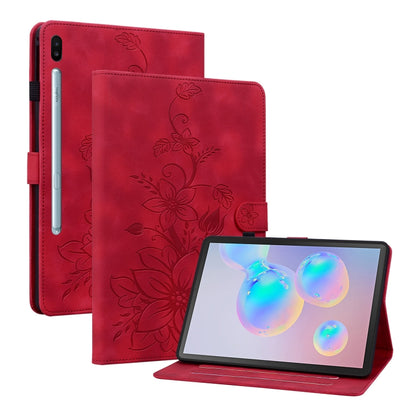 Lily Embossed Leather Tablet Case with Pen, For Samsung Galaxy Tab S10 FE+�����������������������...
