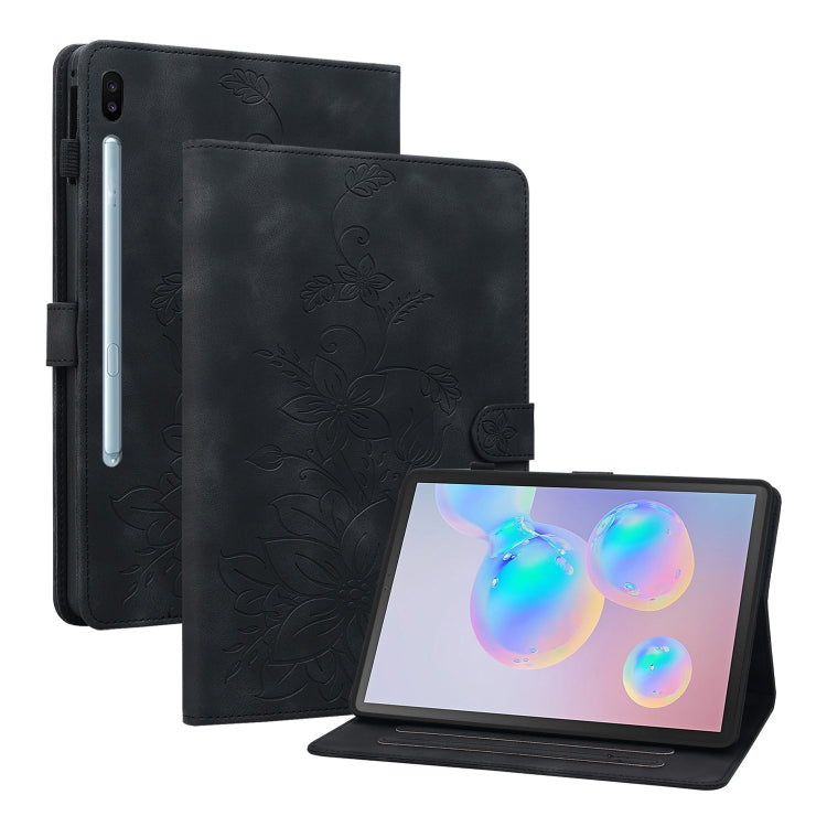 Lily Embossed Leather Tablet Case with Pen, For Samsung Galaxy Tab S10 FE+�����������������������...