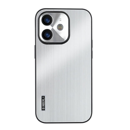 PC Hybrid Aluminum Alloy Brushed Shockproof Phone Case