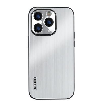 PC Hybrid Aluminum Alloy Brushed Shockproof Phone Case