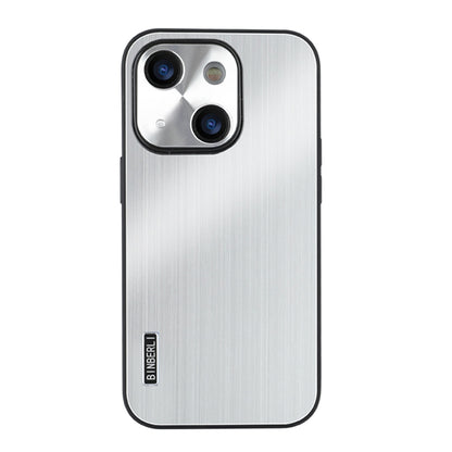 PC Hybrid Aluminum Alloy Brushed Shockproof Phone Case