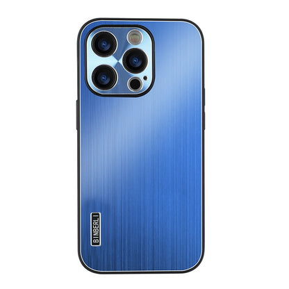 PC Hybrid Aluminum Alloy Brushed Shockproof Phone Case