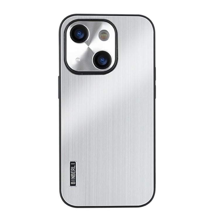 PC Hybrid Aluminum Alloy Brushed Shockproof Phone Case