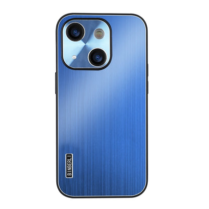 PC Hybrid Aluminum Alloy Brushed Shockproof Phone Case