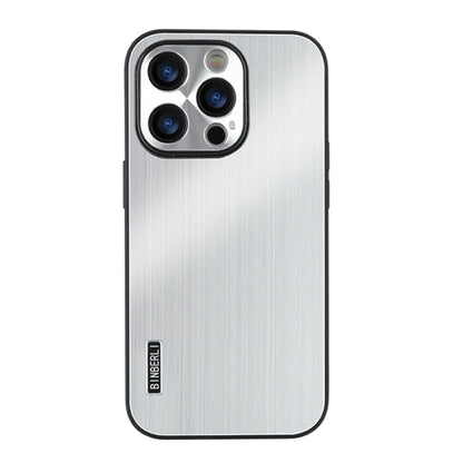 PC Hybrid Aluminum Alloy Brushed Shockproof Phone Case