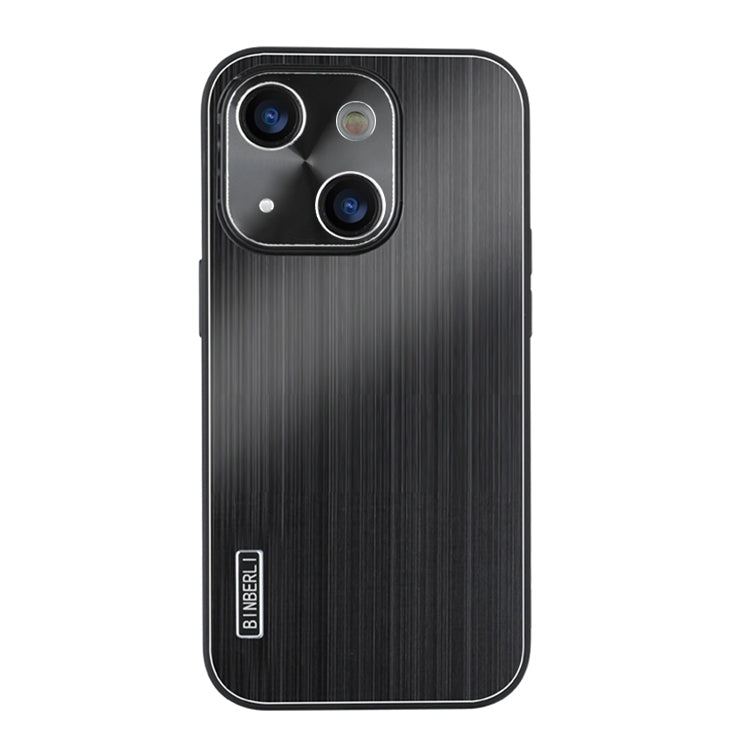 PC Hybrid Aluminum Alloy Brushed Shockproof Phone Case
