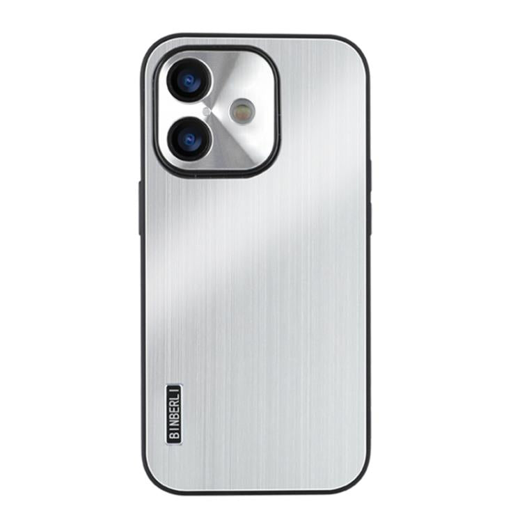 PC Hybrid Aluminum Alloy Brushed Shockproof Phone Case