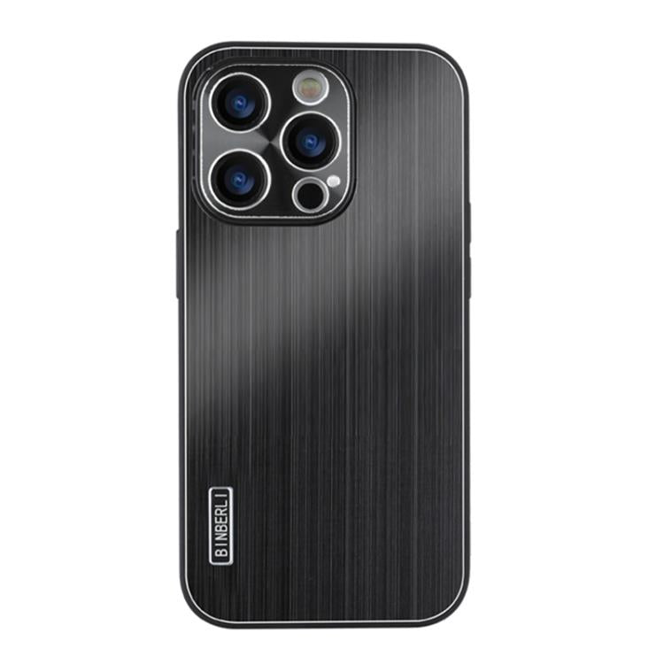 PC Hybrid Aluminum Alloy Brushed Shockproof Phone Case