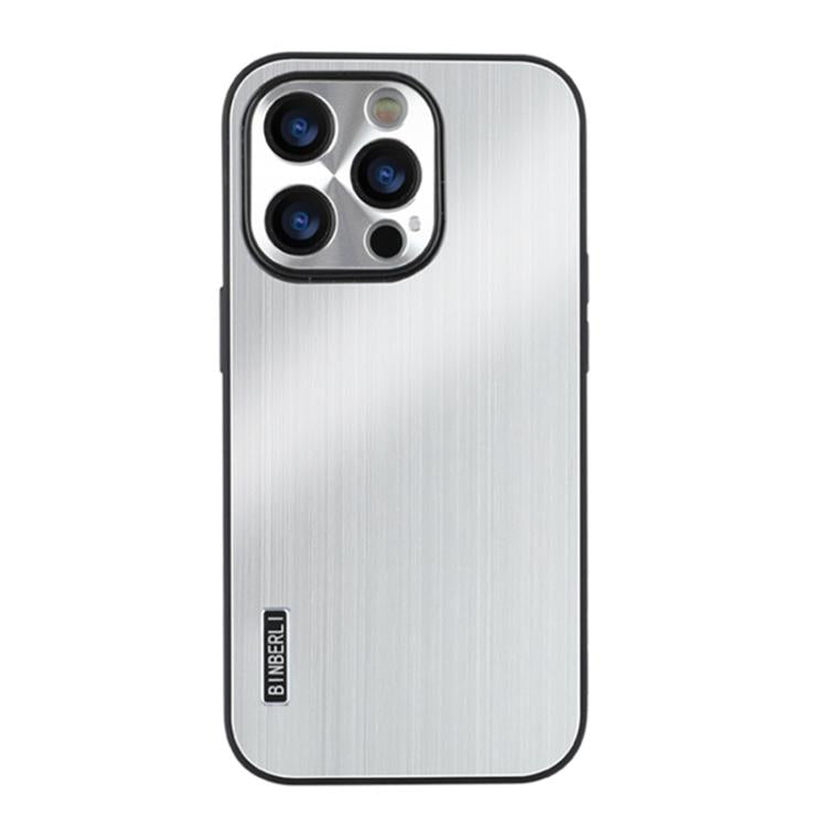 PC Hybrid Aluminum Alloy Brushed Shockproof Phone Case