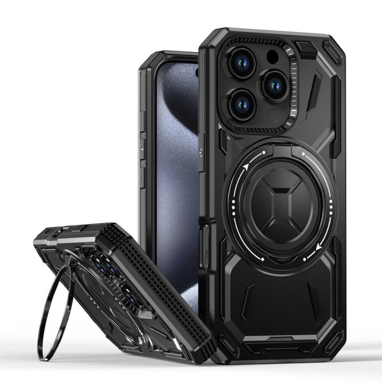 Armor II Series MagSafe Magnetic Holder Phone Case, For iPhone 16 Pro Max, For iPhone 16 Pro�����...
