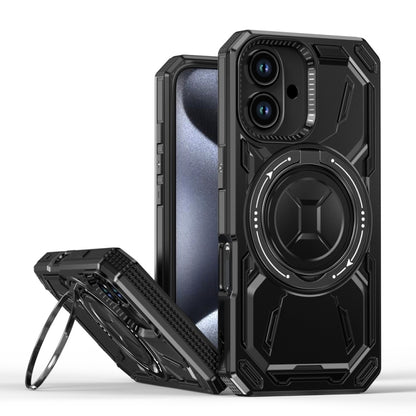 Armor II Series MagSafe Magnetic Holder Phone Case, For iPhone 16 Pro Max, For iPhone 16 Pro�����...