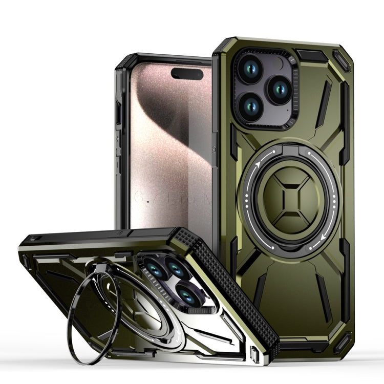 Armor II Series MagSafe Magnetic Holder Phone Case, For iPhone 16 Pro Max, For iPhone 16 Pro�����...