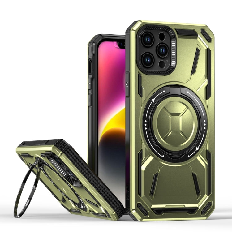 Armor II Series MagSafe Magnetic Holder Phone Case, For iPhone 16 Pro Max, For iPhone 16 Pro�����...