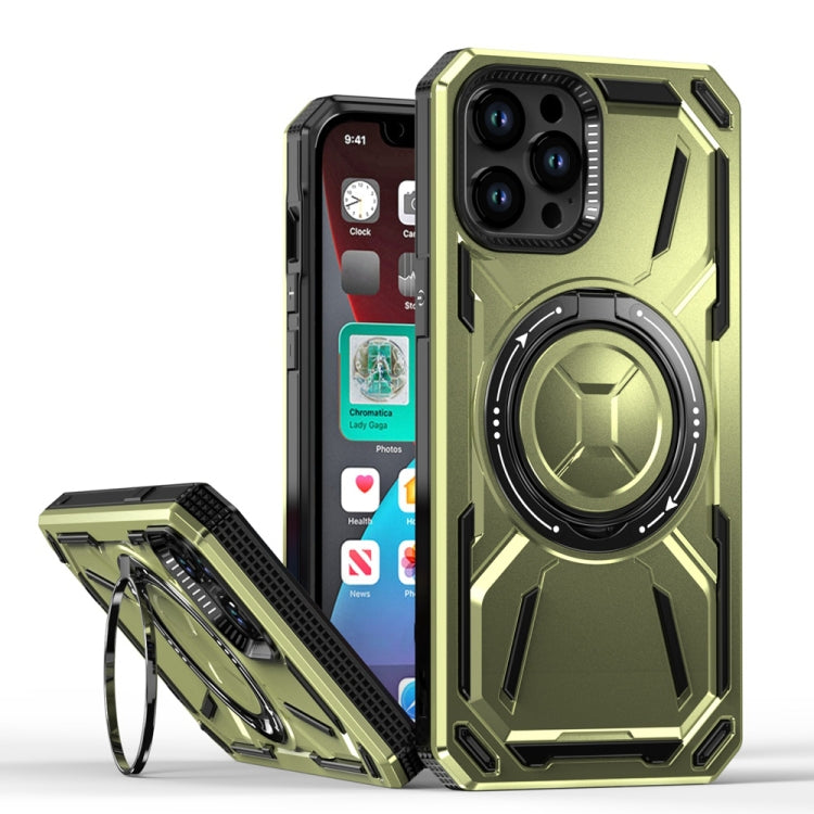 Armor II Series MagSafe Magnetic Holder Phone Case, For iPhone 16 Pro Max, For iPhone 16 Pro�����...