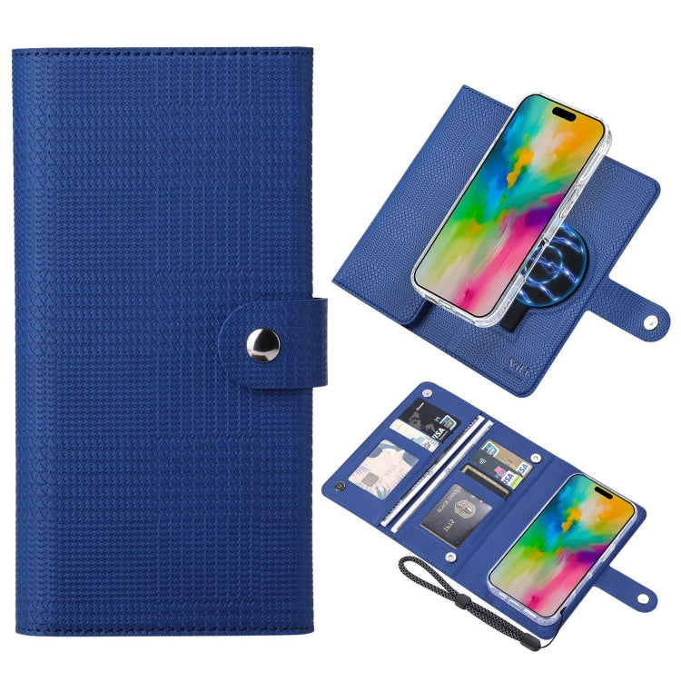 ViLi GHA-C Series RFID MagSafe Magnetic Flip Leather Phone Case, For iPhone 16 Pro Max�����������...