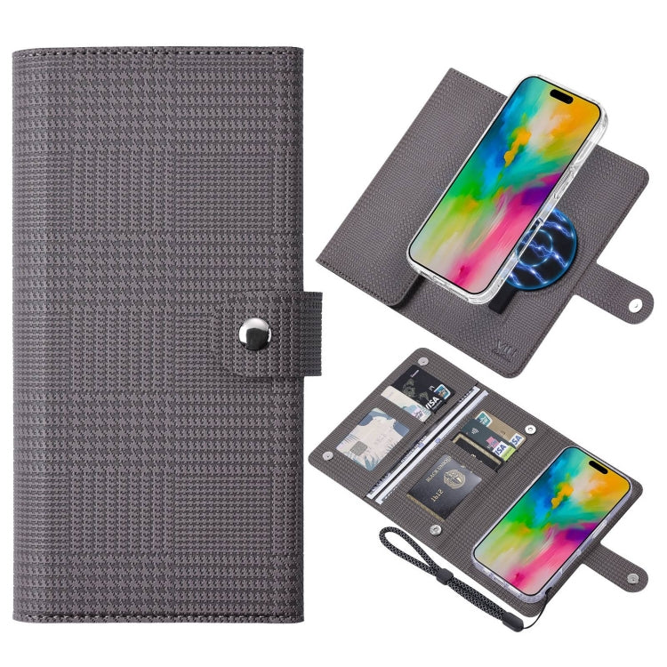 ViLi GHA-C Series RFID MagSafe Magnetic Flip Leather Phone Case, For iPhone 16 Pro Max�����������...