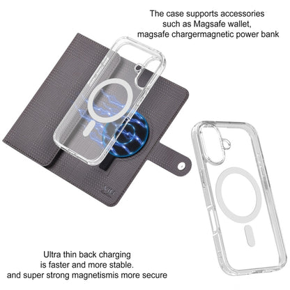 ViLi GHA-C Series RFID MagSafe Magnetic Flip Leather Phone Case, For iPhone 16 Pro Max�����������...