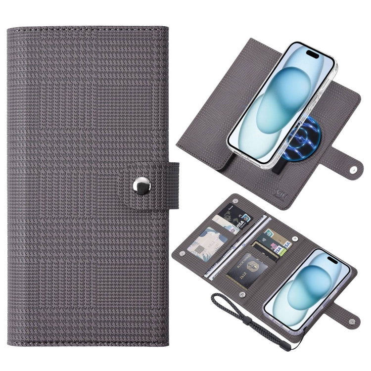 ViLi GHA-C Series RFID MagSafe Magnetic Flip Leather Phone Case, For iPhone 16 Pro Max�����������...