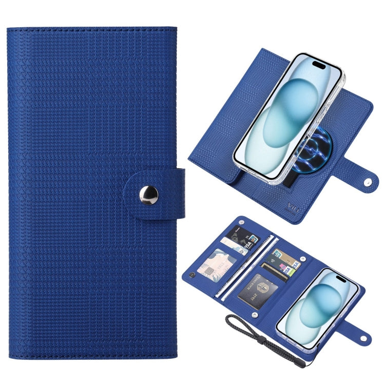ViLi GHA-C Series RFID MagSafe Magnetic Flip Leather Phone Case, For iPhone 16 Pro Max�����������...