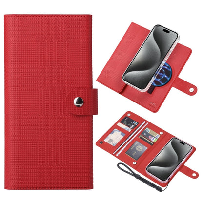 ViLi GHA-C Series RFID MagSafe Magnetic Flip Leather Phone Case, For iPhone 16 Pro Max�����������...