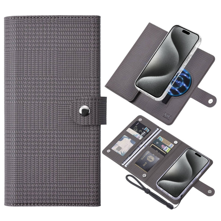 ViLi GHA-C Series RFID MagSafe Magnetic Flip Leather Phone Case, For iPhone 16 Pro Max�����������...