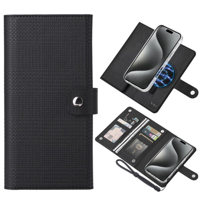 ViLi GHA-C Series RFID MagSafe Magnetic Flip Leather Phone Case, For iPhone 16 Pro Max�����������...