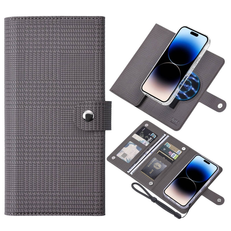 ViLi GHA-C Series RFID MagSafe Magnetic Flip Leather Phone Case, For iPhone 16 Pro Max�����������...