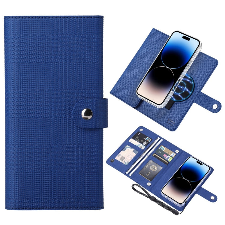 ViLi GHA-C Series RFID MagSafe Magnetic Flip Leather Phone Case, For iPhone 16 Pro Max�����������...
