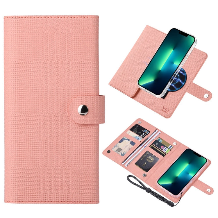 ViLi GHA-C Series RFID MagSafe Magnetic Flip Leather Phone Case, For iPhone 16 Pro Max�����������...