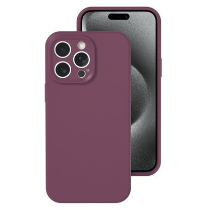 Precise Hole Liquid Silicone Jelly Color Full Coverage Phone Case, For iPhone 16�����������������...