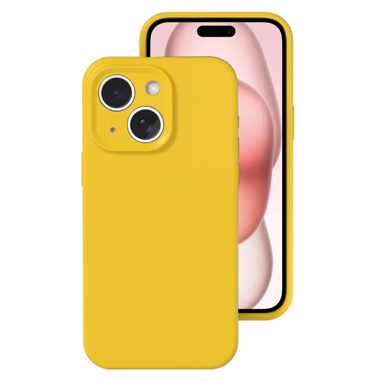 Precise Hole Liquid Silicone Jelly Color Full Coverage Phone Case, For iPhone 15 Plus, For iPhone...