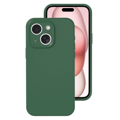 Precise Hole Liquid Silicone Jelly Color Full Coverage Phone Case, For iPhone 15 Plus, For iPhone...