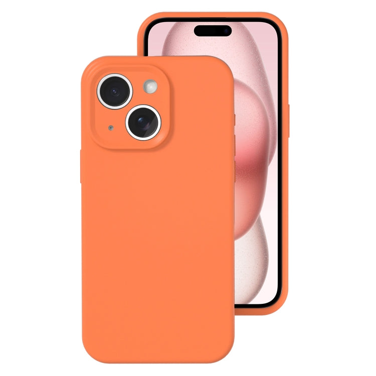 Precise Hole Liquid Silicone Jelly Color Full Coverage Phone Case, For iPhone 15 Plus, For iPhone...