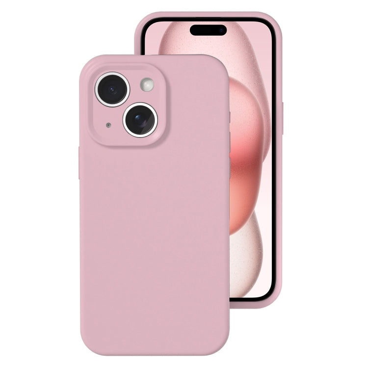 Precise Hole Liquid Silicone Jelly Color Full Coverage Phone Case, For iPhone 15 Plus, For iPhone...