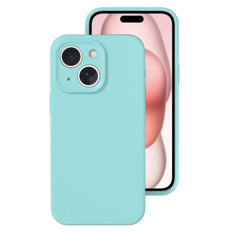 Precise Hole Liquid Silicone Jelly Color Full Coverage Phone Case, For iPhone 15 Plus, For iPhone...