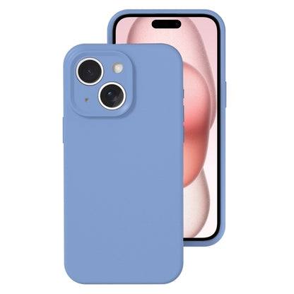 Precise Hole Liquid Silicone Jelly Color Full Coverage Phone Case, For iPhone 15 Plus, For iPhone...